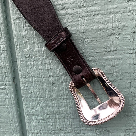 NOCONA black belt 36 concho basket weave - Picture 4 of 10